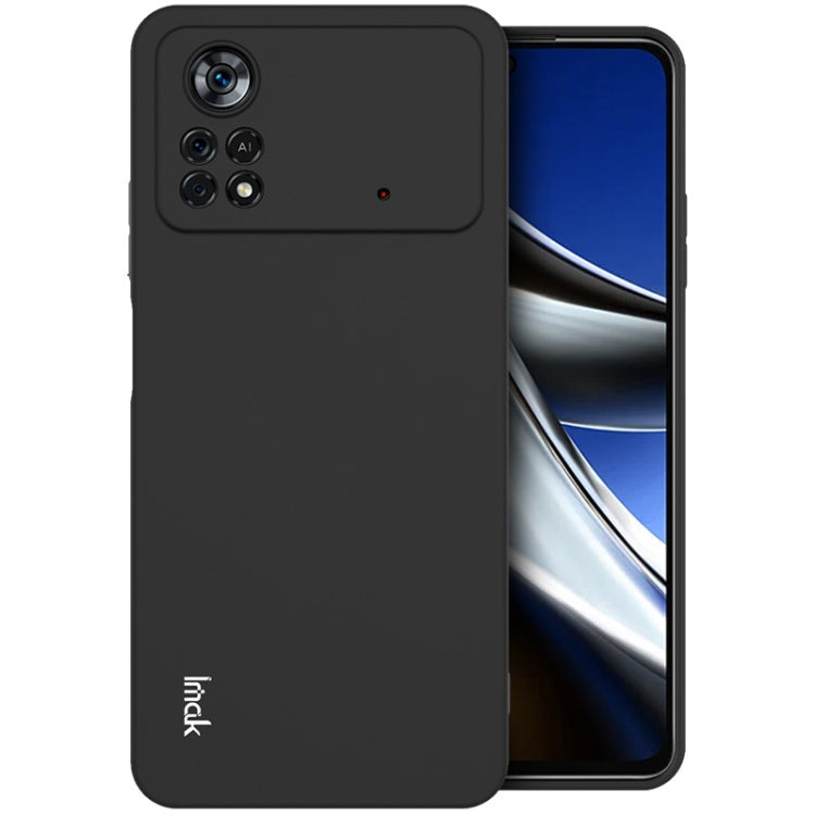 Black frosted TPU phone case with camera cutouts and raised edge protection