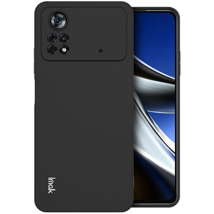 Black frosted TPU phone case with camera cutouts and raised edge protection
