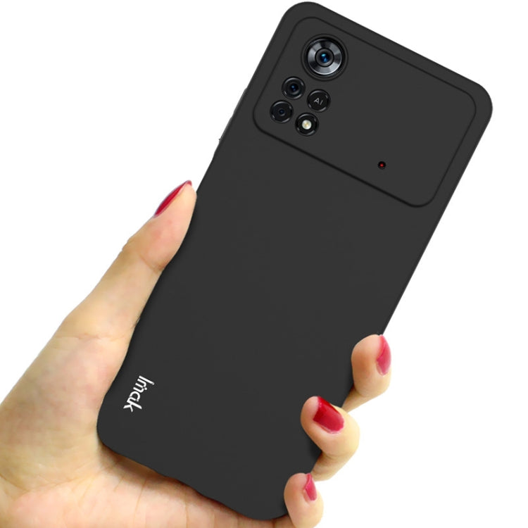 Black frosted TPU phone case with camera cutouts and hand-held grip