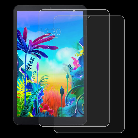 2-pack 9H tempered glass screen protectors for tablet front panels