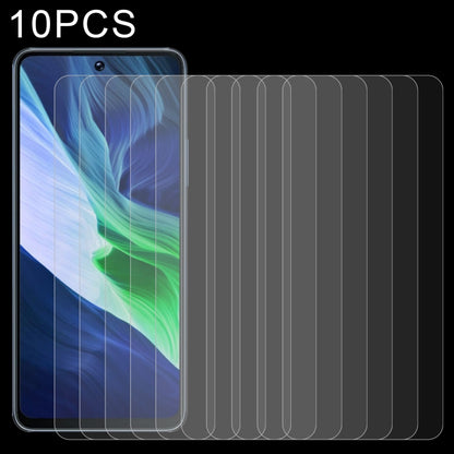 10-pack tempered glass screen protectors for smartphone screen, clear protective films