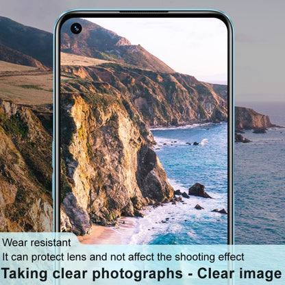 Integrated rear camera lens glass film for smartphone protection
