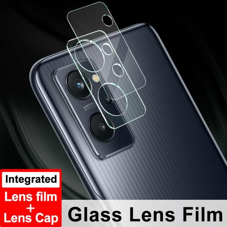 Rear camera lens glass film with integrated cap cutout, clear protective cover