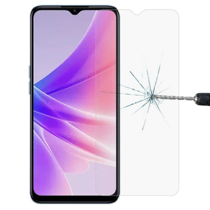 Clear tempered glass screen protector for OPPO phone, curved 2.5D edges