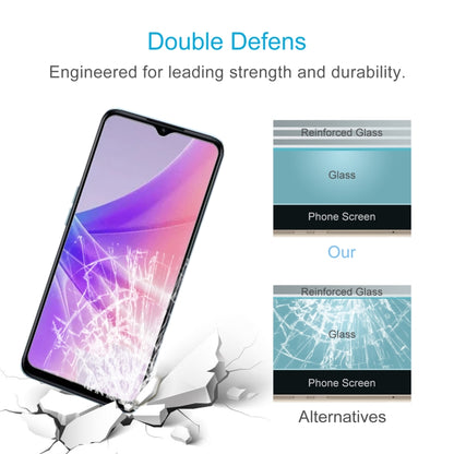 Reinforced tempered glass screen protector film designed to resist cracks