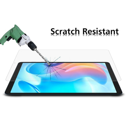 Scratch-resistant tempered glass screen protector, protected tablet screen