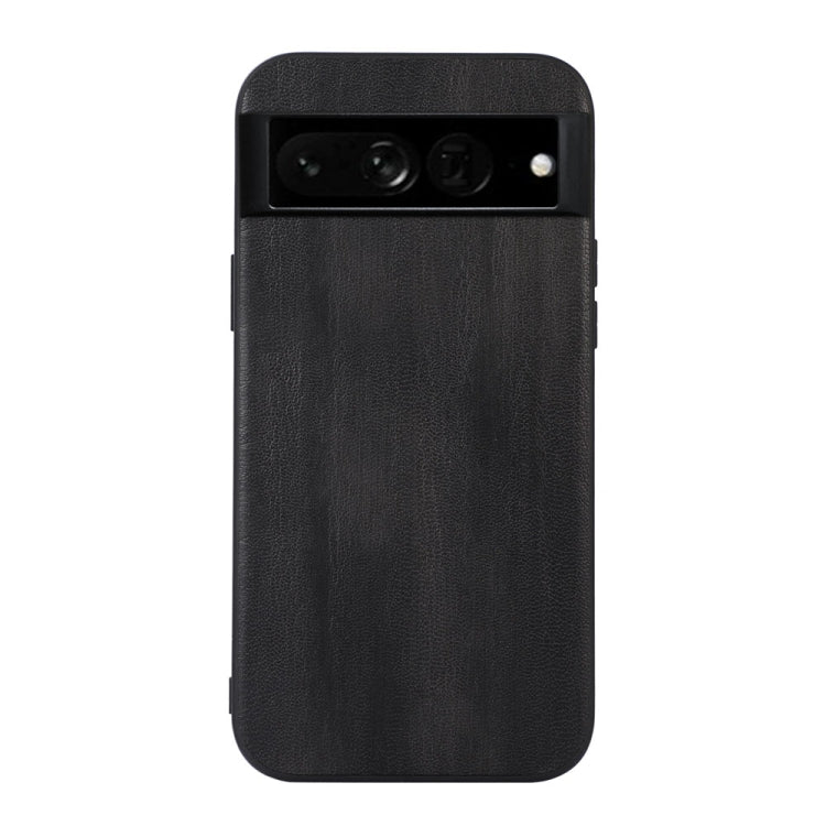 Black textured PU phone case with cutouts for camera and flash