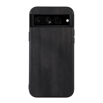 Black textured PU phone case with cutouts for camera and flash