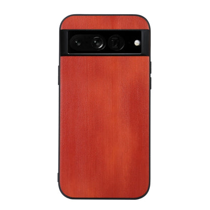 Red textured PU phone case with camera window and flash cutout