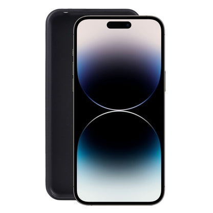 Black TPU phone case with front screen opening and rear camera cutout