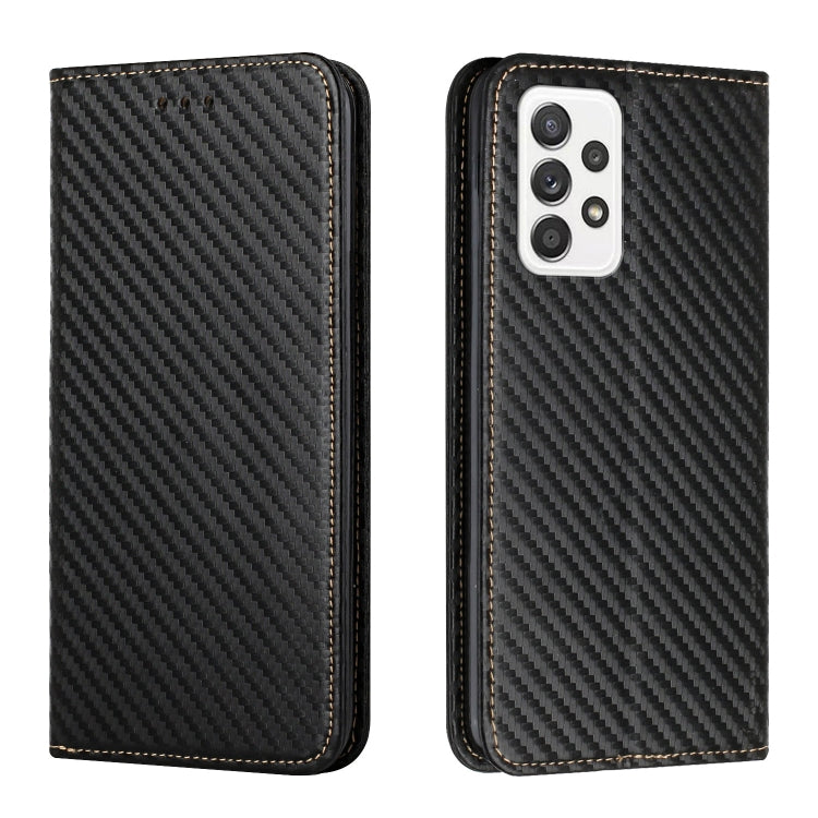 Black carbon fiber texture flip phone case with leather-look border and card slot