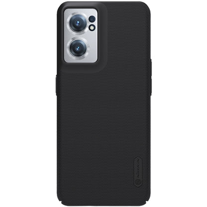 NILLKIN frosted PC phone case in black, textured back with dual camera openings