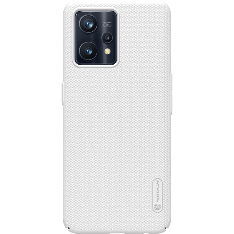 NILLKIN frosted PC phone case in white, textured back with camera cutouts