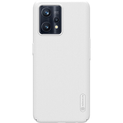 NILLKIN frosted PC phone case in white, textured back with camera cutouts
