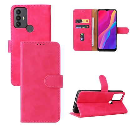 Magnetic flip leather phone case, pink, card slots and kickstand viewing stand