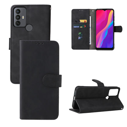 Magnetic flip leather phone case, black, card slots and fold-out kickstand