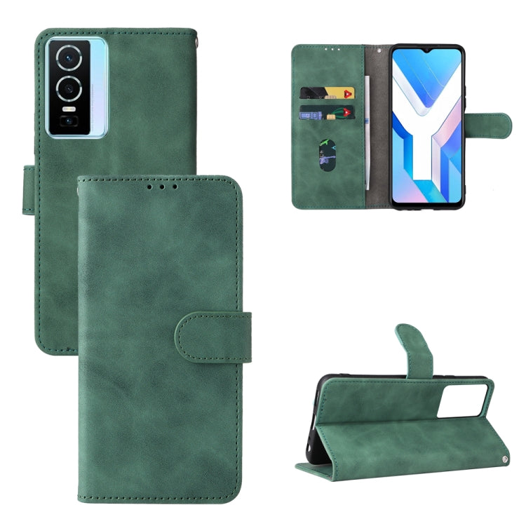 Magnetic flip leather phone case, dark green, card slots and fold-out kickstand