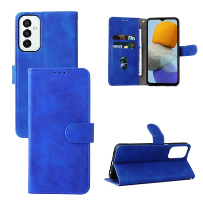 Royal blue magnetic flip leather phone case with card slots and stand cover