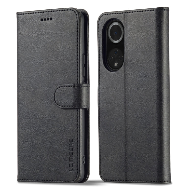 Dark gray calf-texture leather phone case with flip cover and card slot