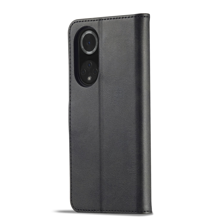 Dark gray calf-texture leather phone case with camera cutout and smooth back