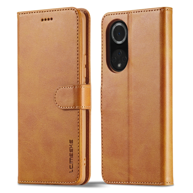 Brown textured leather phone case with foldover wallet flap, card slot and cutouts