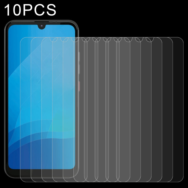 10-pack tempered glass screen protectors with 2.5D rounded edges