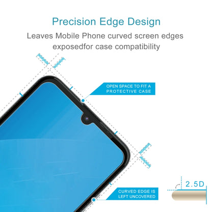 2.5D curved-edge tempered glass screen protector for phone compatibility