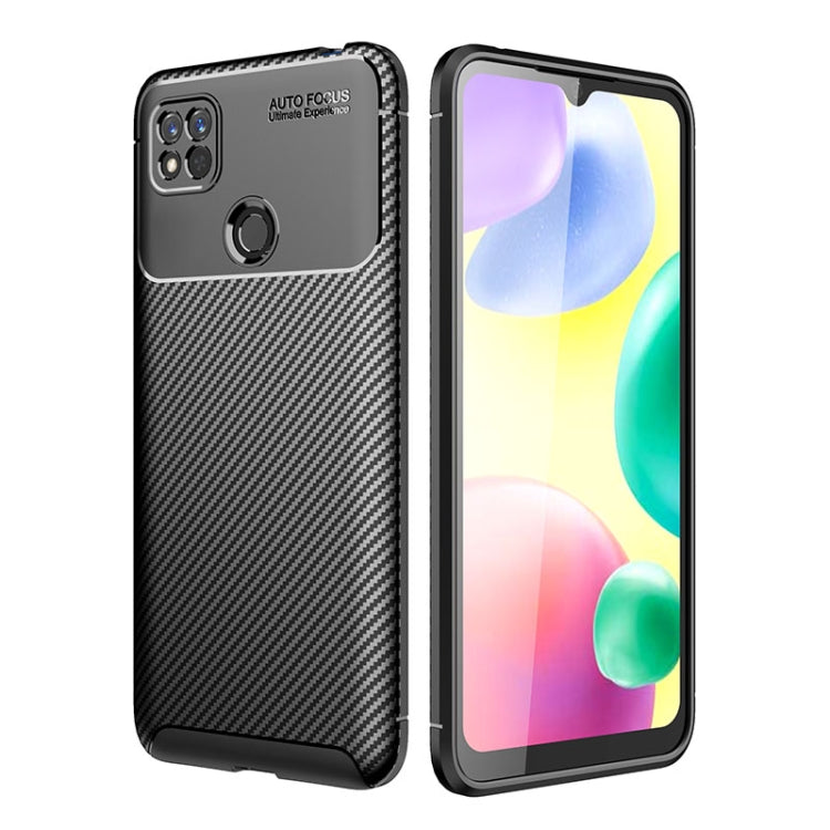 Black carbon fiber texture TPU phone case with camera cutouts and ring holder