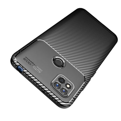 Black carbon fiber texture TPU phone case back with camera and ring cutout