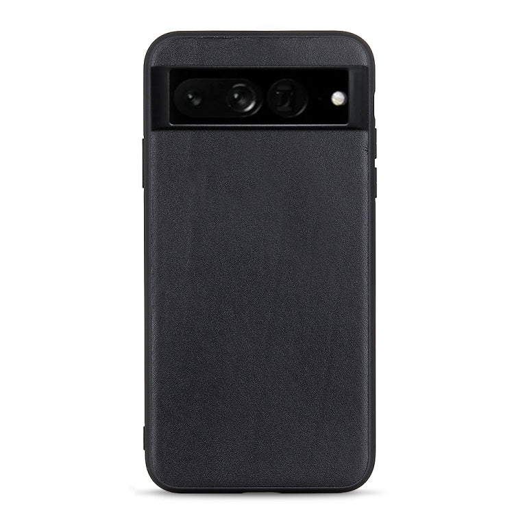 Black lambskin leather phone case with rear camera and flash cutout