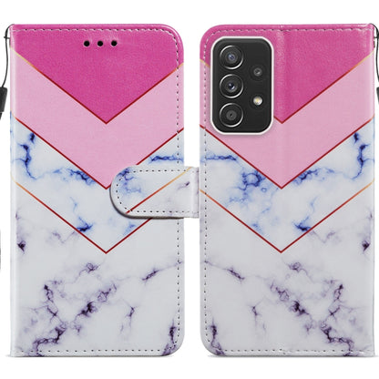 Pink envelope and marble print leather wallet flip phone case with magnetic clasp and card slots.