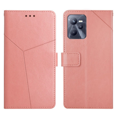 Rose pink flip leather phone case with card slot and camera cutout, magnetic closure