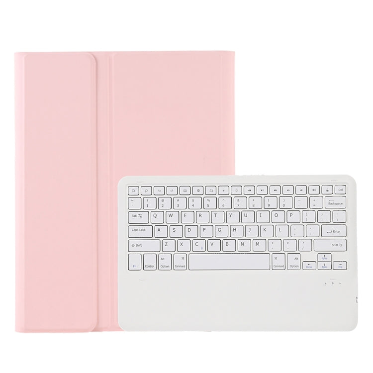 Pink detachable Bluetooth keyboard case with stand and tablet cover