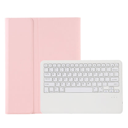 Pink detachable Bluetooth keyboard case with stand and tablet cover