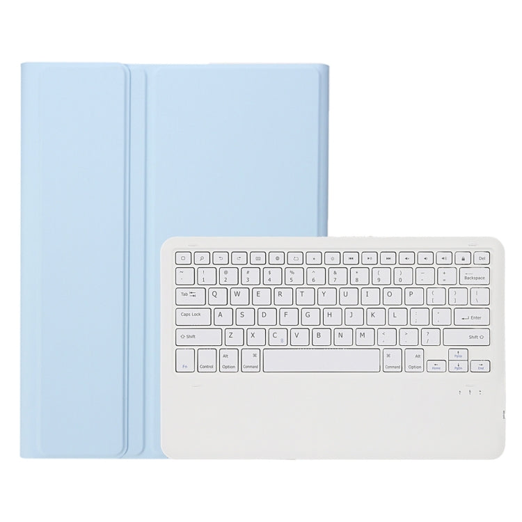 Ice blue detachable Bluetooth keyboard case with folio cover and keyboard