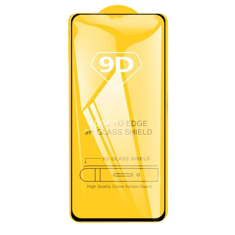 9D tempered glass screen protector, clear curved panel with cutouts