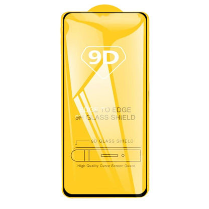 9D tempered glass screen protector, clear curved panel with cutouts
