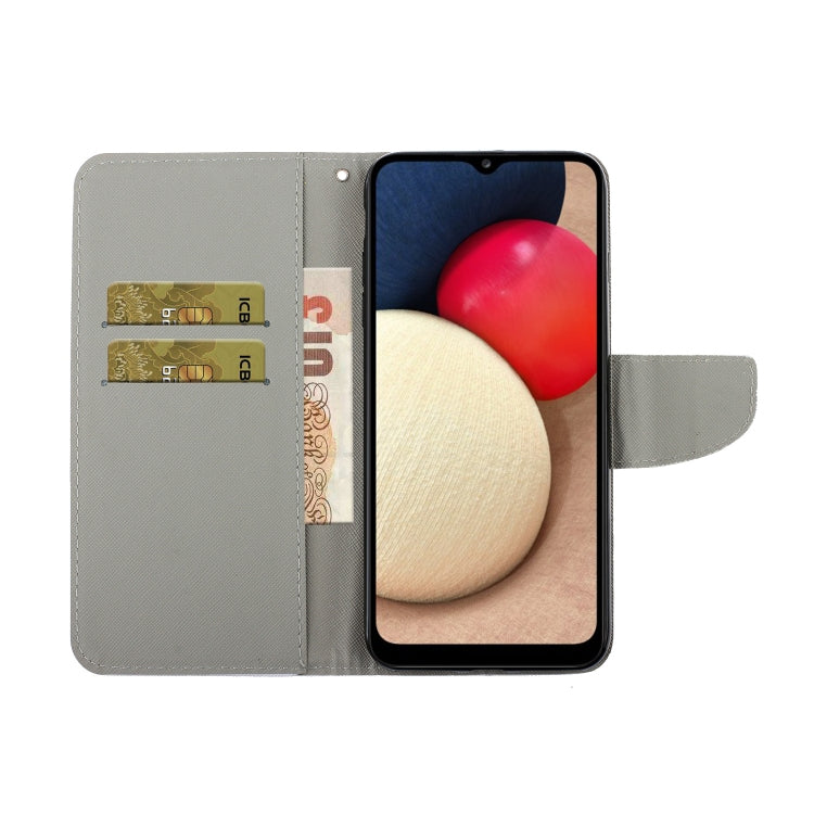 Leather phone case with flip cover, light gray with card slots and strap