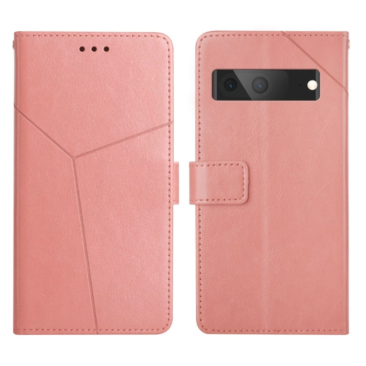 Pink leather flip phone case with card holder and camera cutout, front and back view