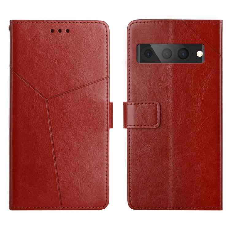 Red leather flip phone case with card holder and camera cutout, front and back view