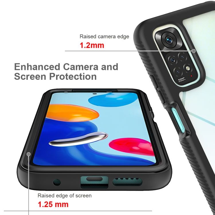 Black phone case with raised camera edge and raised screen edge for protection