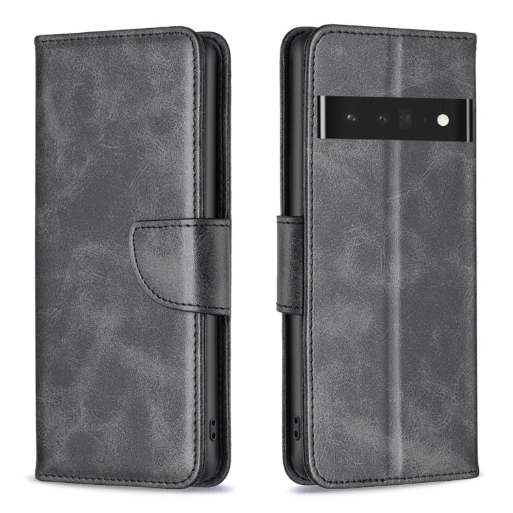 Grey lambskin-texture leather flip phone case with card slot and cutout for buttons