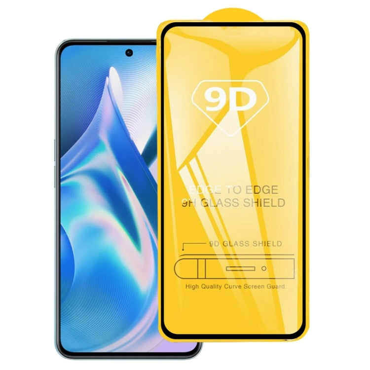 9D full glue tempered glass screen protector film for curved smartphone screens