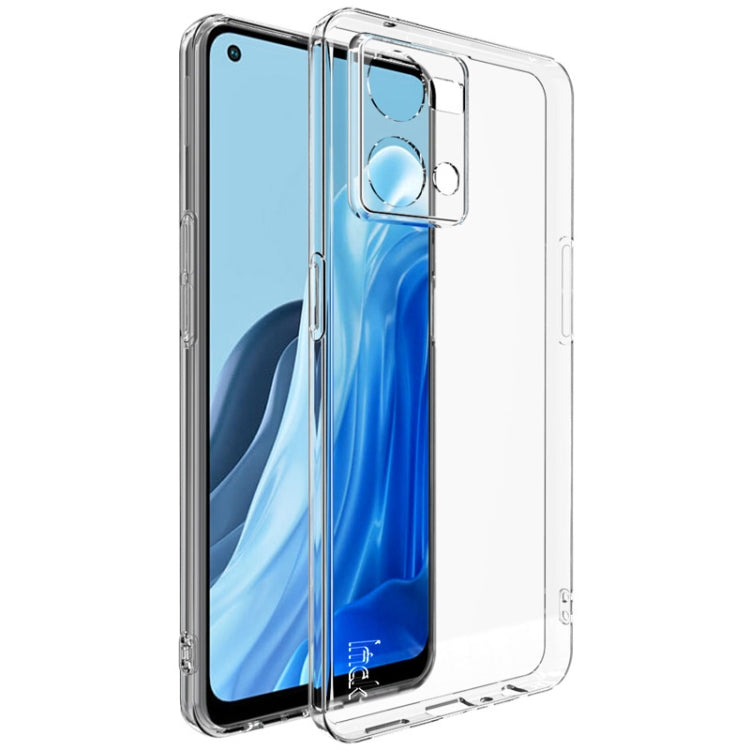 Transparent TPU phone case with camera cutout and raised edges for screen protection