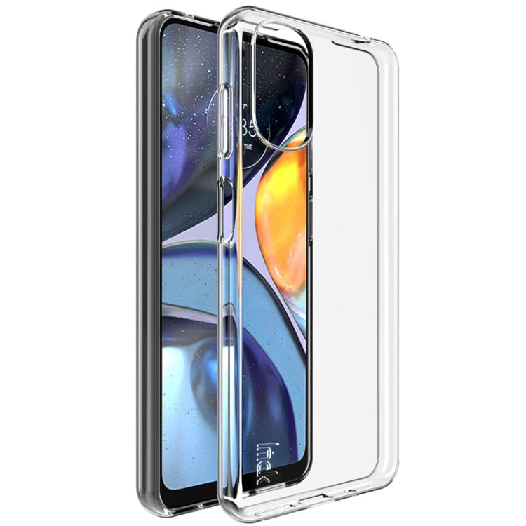Clear TPU phone case with camera cutout and slim transparent bumper protection