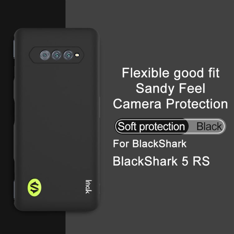 Black frosted TPU phone case, angled back view with camera cutouts