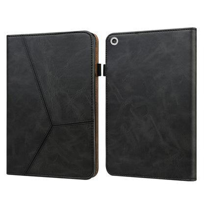 Black embossed leather tablet case, folding cover, for Lenovo M10 Plus 3rd Gen