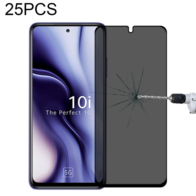 25-pack full-cover privacy tempered glass screen protectors with applicator tool