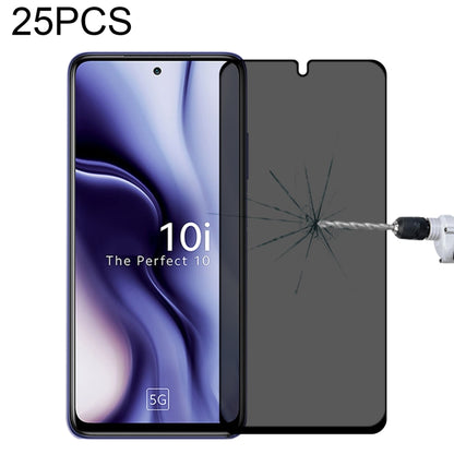 25-pack full-cover privacy tempered glass screen protectors with applicator tool
