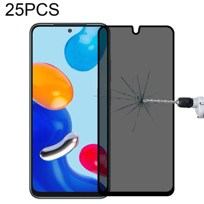 25-pack full-cover privacy tempered glass screen protectors, includes applicator tool